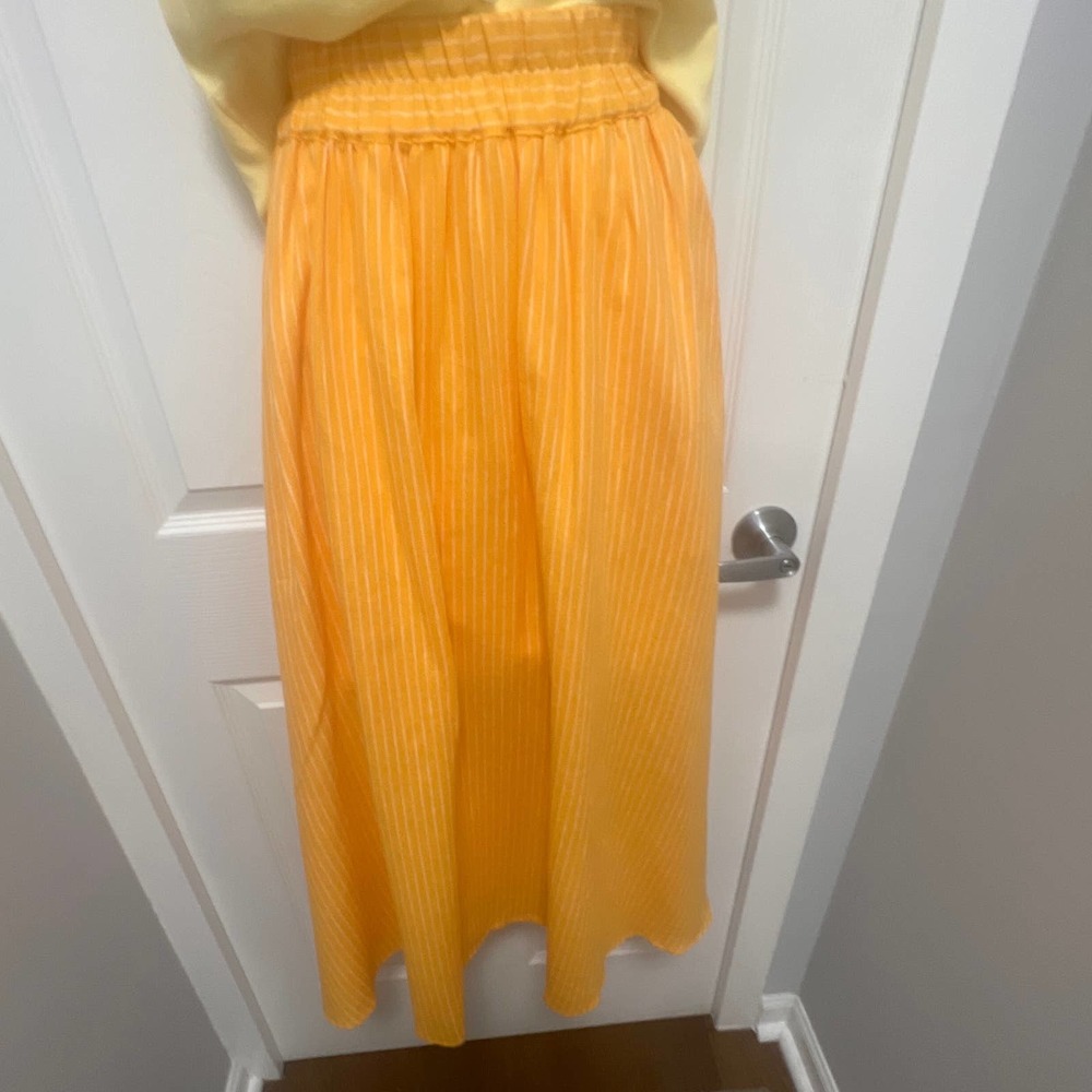 A New Day orange skirt size  XS